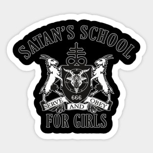 satan's school for girls Sticker